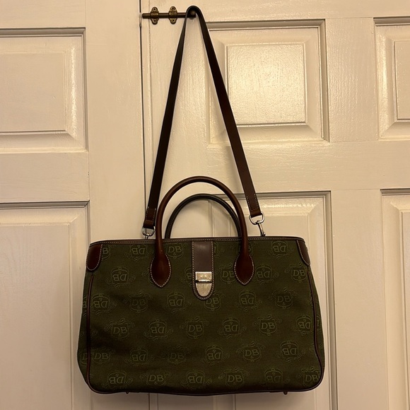 Dooney Bourke Donegal Crest Bag, With Accessories. Dark Green. - Picture 2 of 16